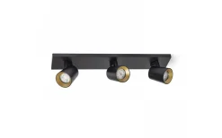 Kenny III Takspotlight 48cm Svart/Guld