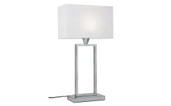 Kensington Bordslampa 51cm Krom/Vit
