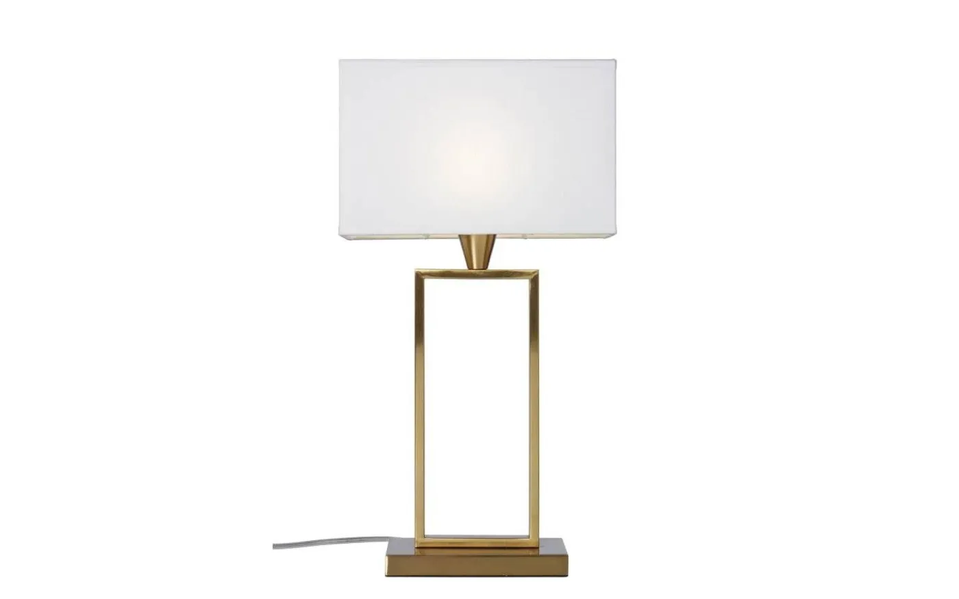 Kensington Bordslampa 51cm Mässing/Vit