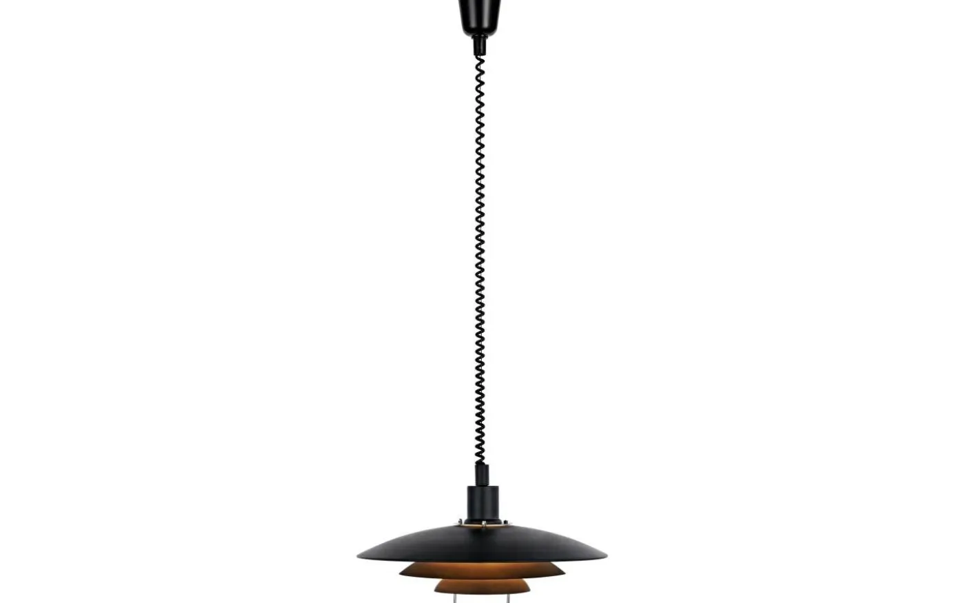 Kirkenes Taklampa 48cm Svart