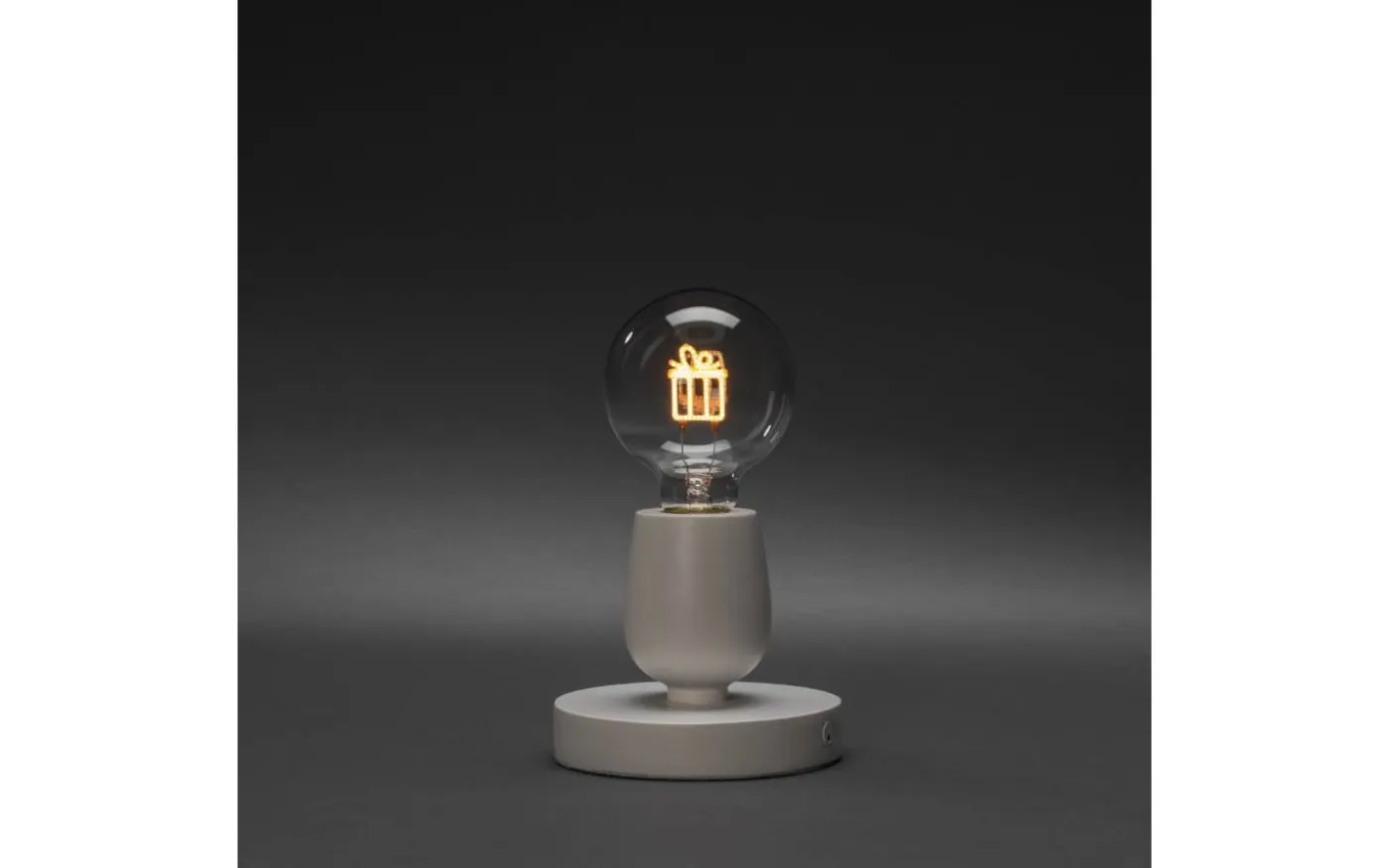 Klapp Batteridriven Bordslampa LED 19,5cm Vit