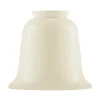 Klockskärm 60/130 - Benvitt överfångsglas