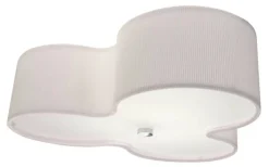 Kolme Takplafond 70cm Textil Vit