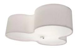 Kolme Takplafond 50cm Textil Vit