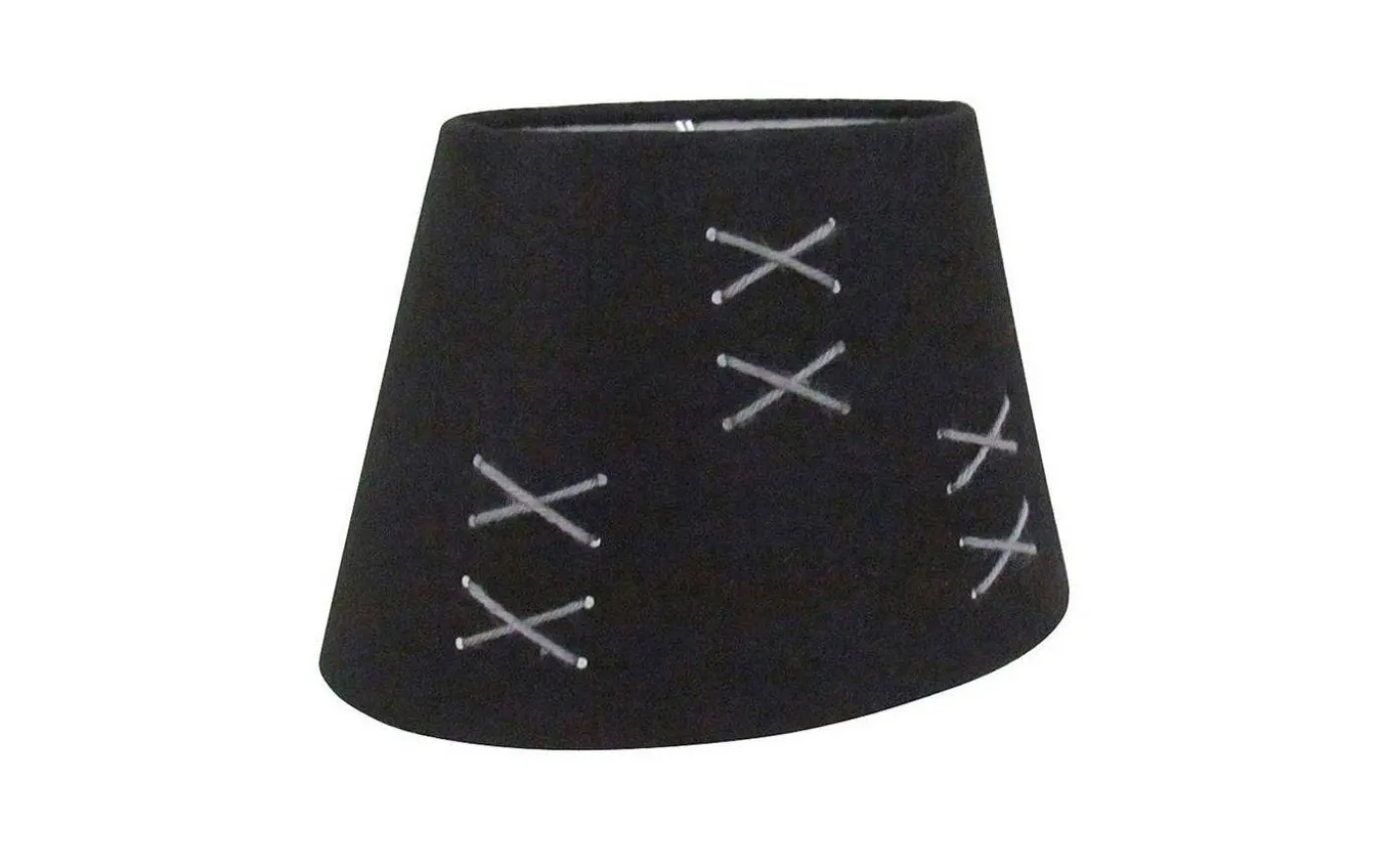 Kors Lampskärm Oval 22cm Svart/Grå