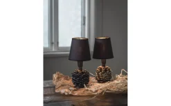 Kotten Lampfot 19cm Antik mässing