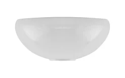 Kronskål 180 - Vitt överfångsglas