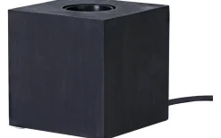 Kub Bordslampa 10cm Svart