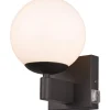 Kula H2O Vägglampa 1-del E14 mattsvart IP44