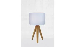 Kullen Bordslampa 44cm Ek/Vit