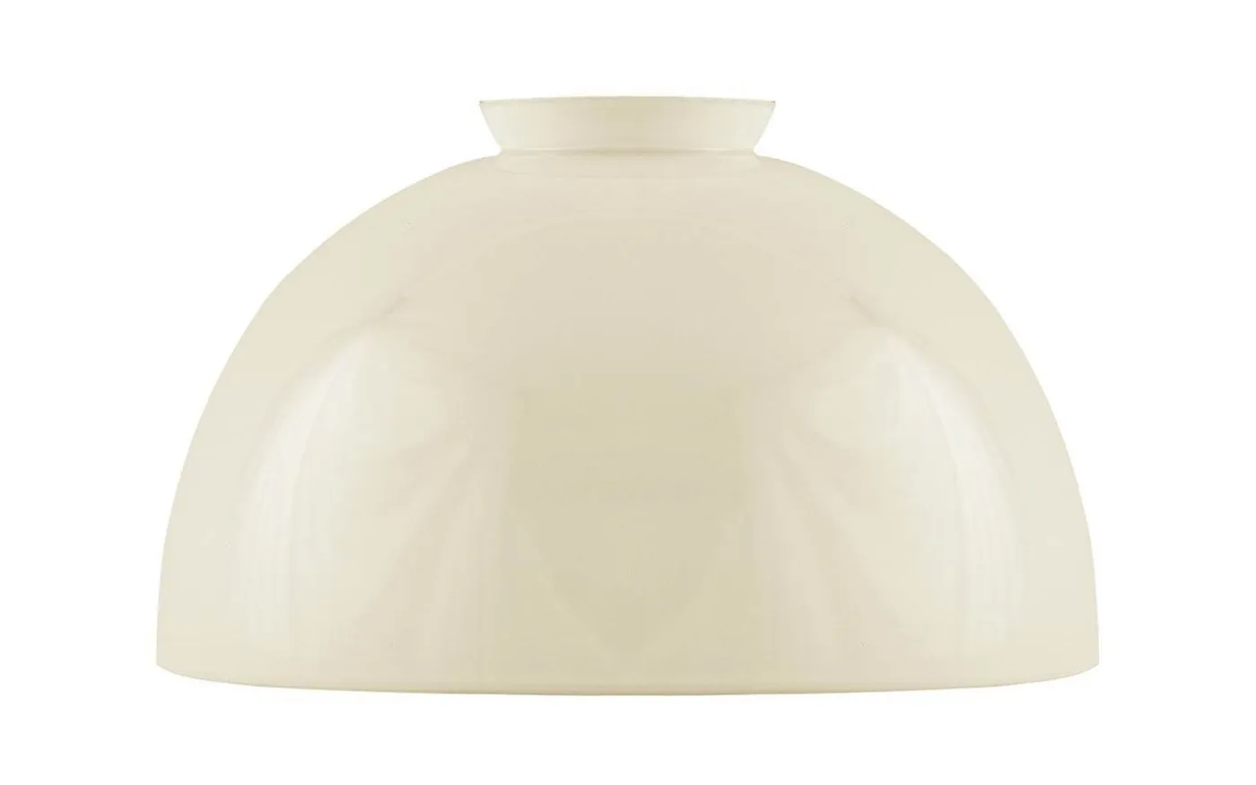 Kupolskärm 60/170 - Benvitt överfångsglas