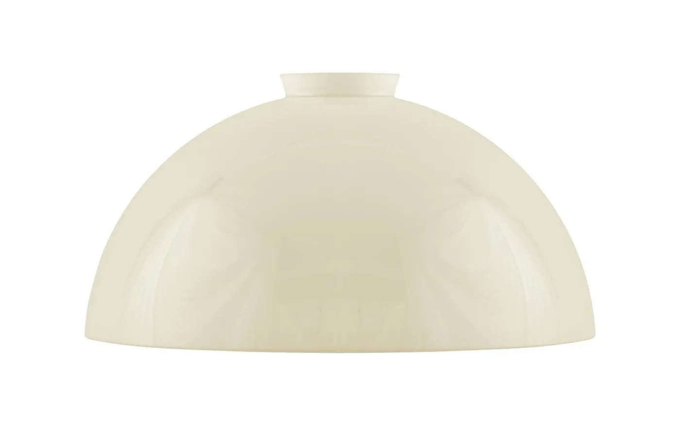 Kupolskärm 60/235 - Benvitt överfångsglas