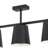 Lacey Plafond 78cm Svart/Natur