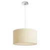 Lalo Taklampa Krämvit/Matt nickel 40cm 3xE27