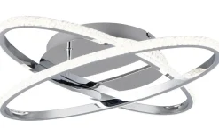 Lane Plafond LED krom/kristalleffekt 4000K