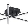 Lasana Plafond 50cm LED 3000K 10,5W Svart