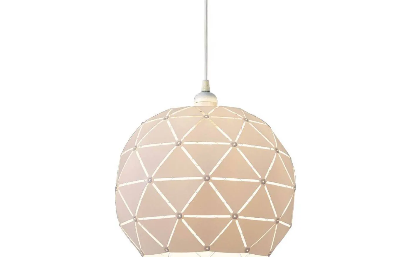 Lattice Taklampa 30cm Vit
