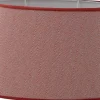 Lauren Oval Lampskärm 20cm Röd