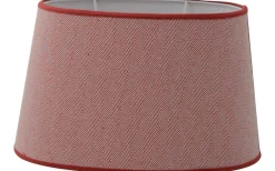 Lauren Oval Lampskärm 25cm Röd