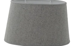Lauren Oval Lampskärm 30cm Svart
