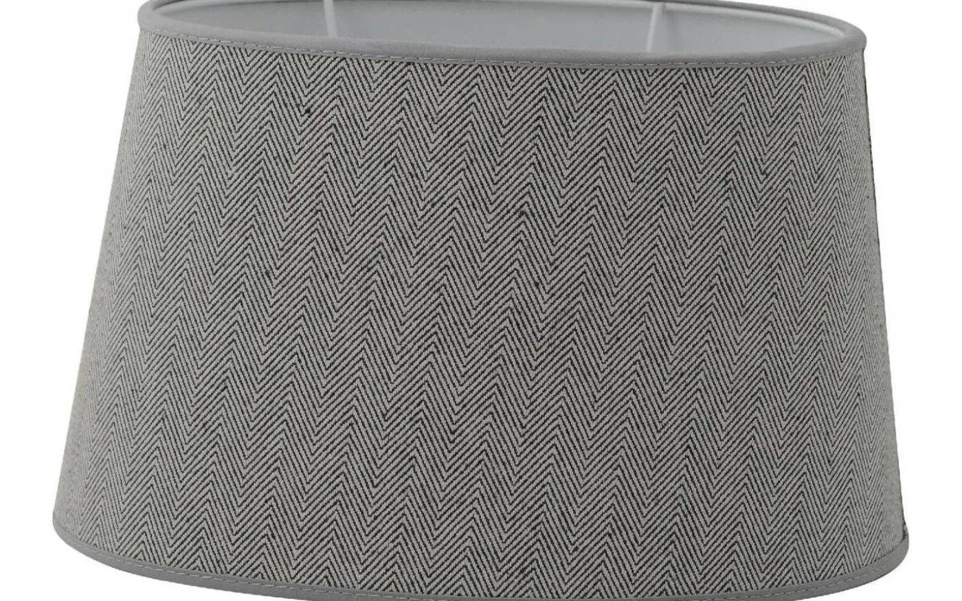 Lauren Oval Lampskärm 25cm Svart