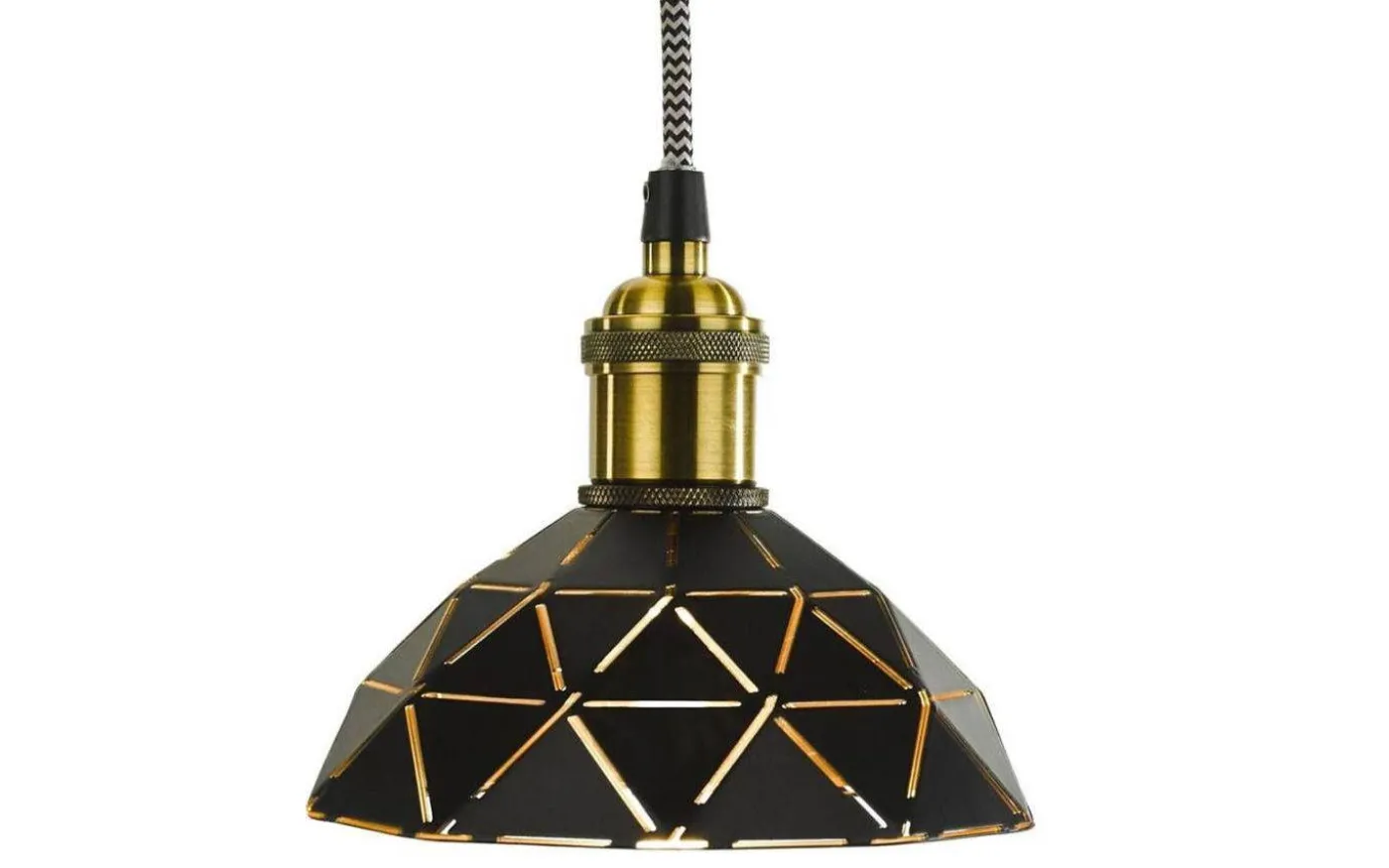 Lazer Fönsterlampa 15cm Svart/guld