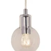 Leah Fönsterlampa 10cm Klarglas/Krom