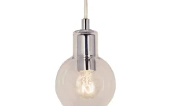 Leah Fönsterlampa 10cm Klarglas/Krom