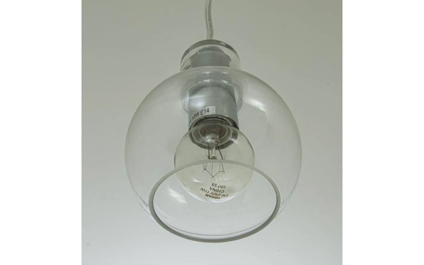 Leah Fönsterlampa 10cm Klarglas/Krom