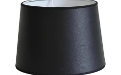 Leather Lampskärm Ø24cm Svart
