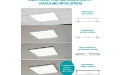 Led Plafond 120cm LED 4000K 33W Vit