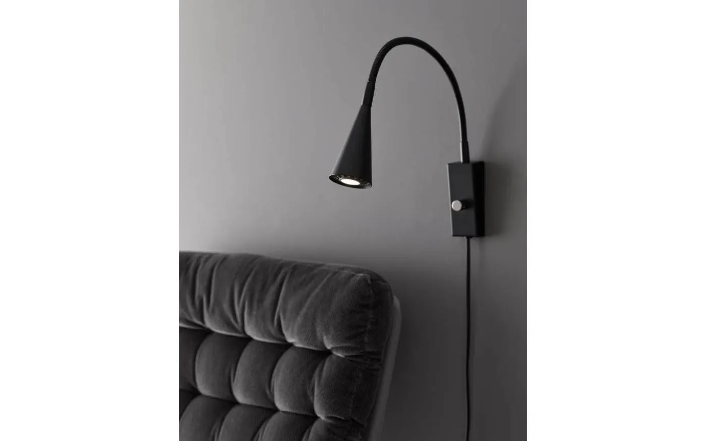 Ledro Vägglampa LED GU5,3 Mattsvart