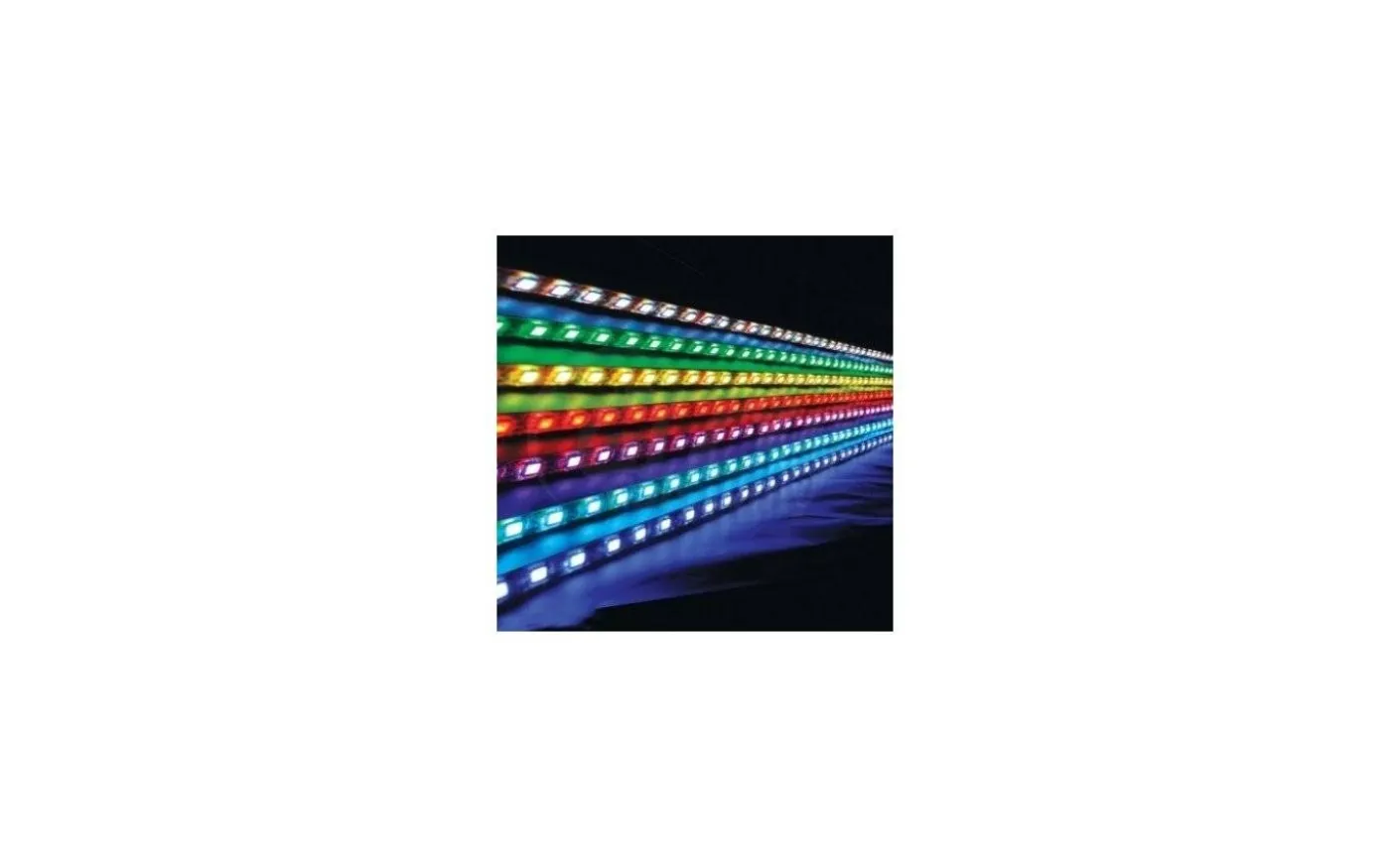 LEDstrip 230V 10W/m RGB 60led/m 1m Cut Metervara