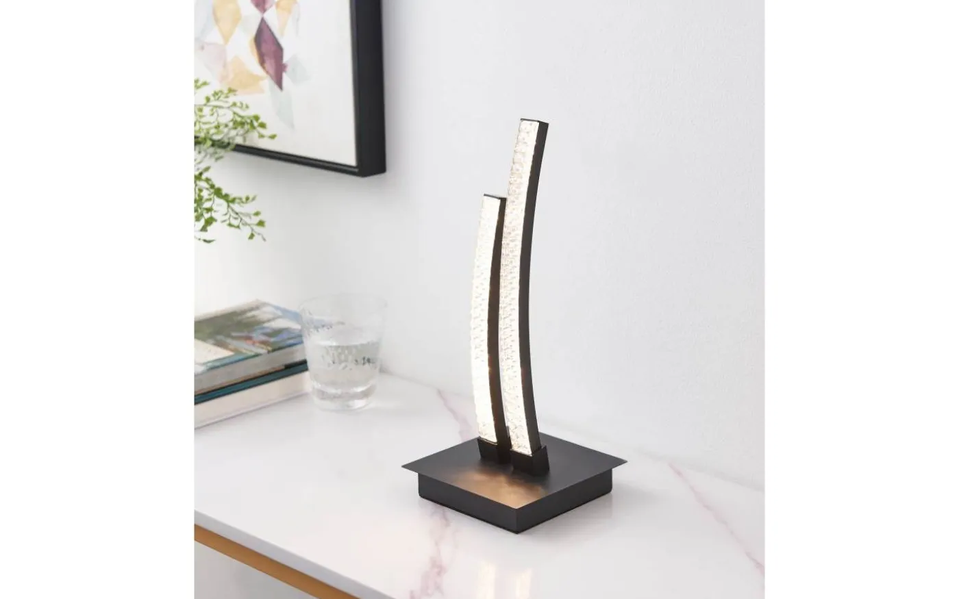 Lejias Bordslampa 33cm LED 3000K 8W Svart