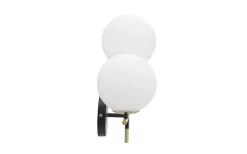Leo Vägglampa 35cm Svart
