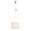 Levita Taklampa med Hiss Vit/Krom E27