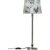 Liam Bordslampa 55cm Blå/Krom