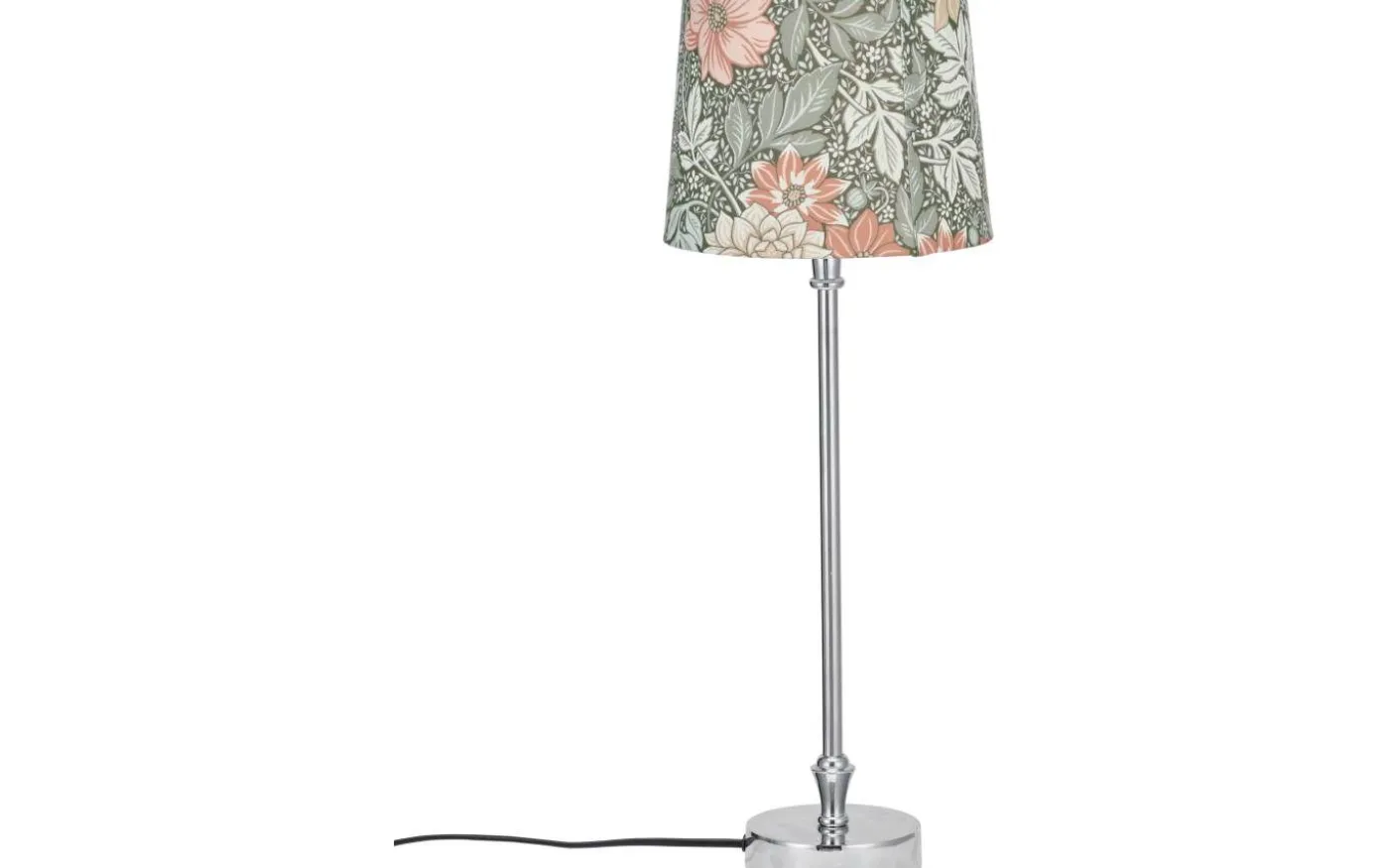 Liam Bordslampa 55cm Dahlia Grön/Krom