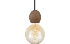 Light Pendel Med E27-Sockel Mahogany