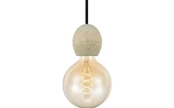 Light Pendel Med E27-Sockel Trä