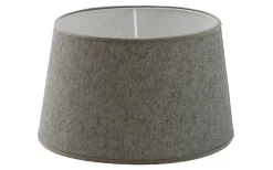 Linda Lampskärm Oval 25cm Grå