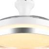 Lindberg Takfläkt 100cm LED vit/titan stjärnljus