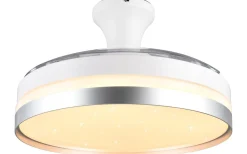 Lindberg Takfläkt 100cm LED vit/titan stjärnljus