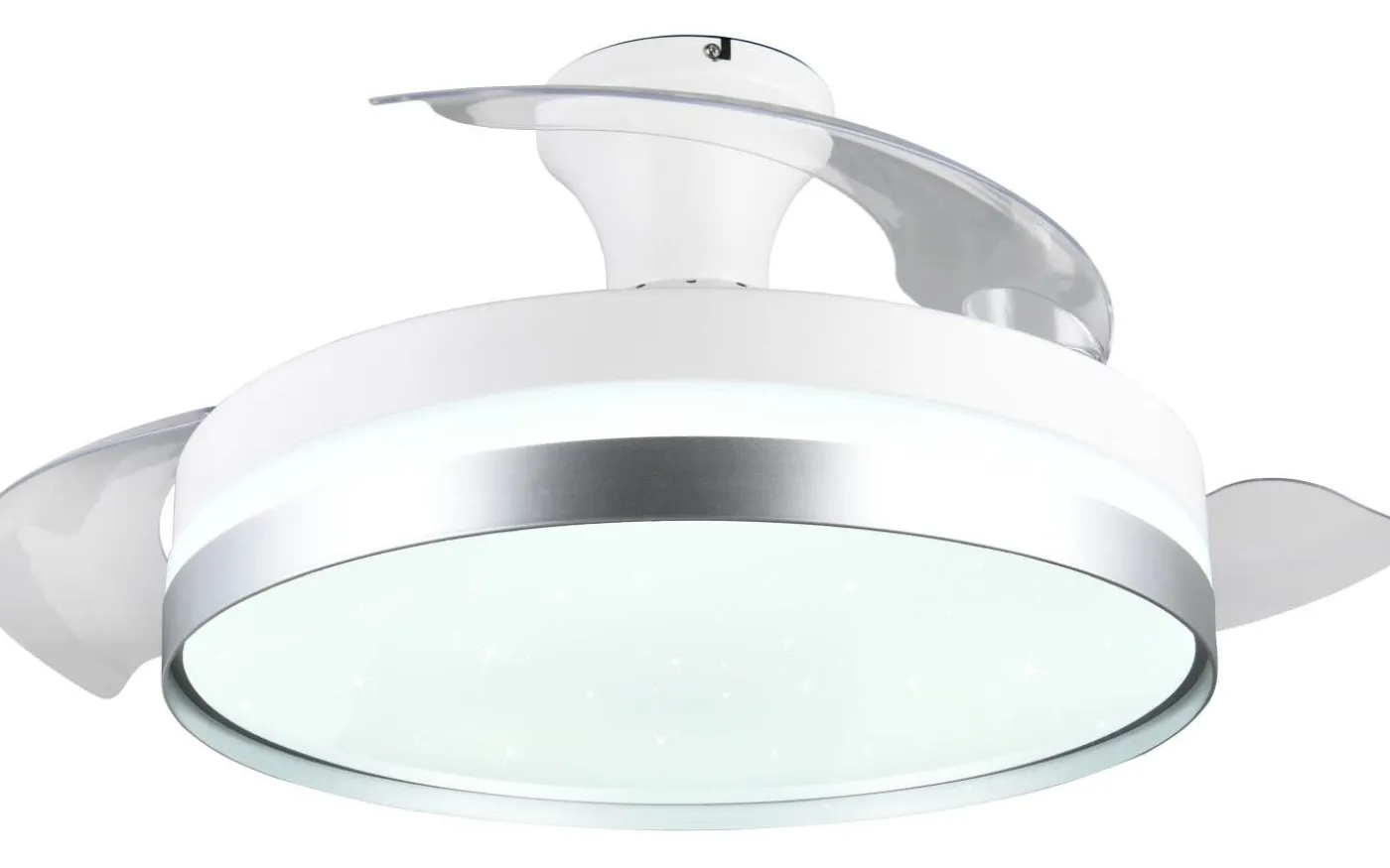 Lindberg Takfläkt 100cm LED vit/titan stjärnljus