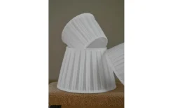 Linero Lampskärm Plisserad Ø20cm Vit