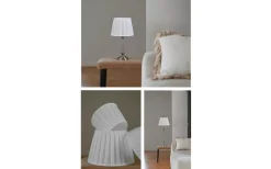 Linero Lampskärm Plisserad Ø30cm Vit