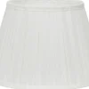 Linero Plisserad Lampskärm Ø38cm Offwhite