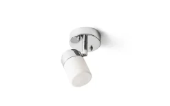 Linn I Vägglampa Krom/Opal IP44
