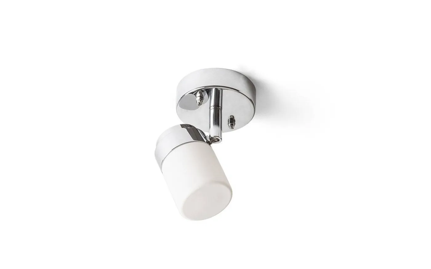 Linn I Vägglampa Krom/Opal IP44