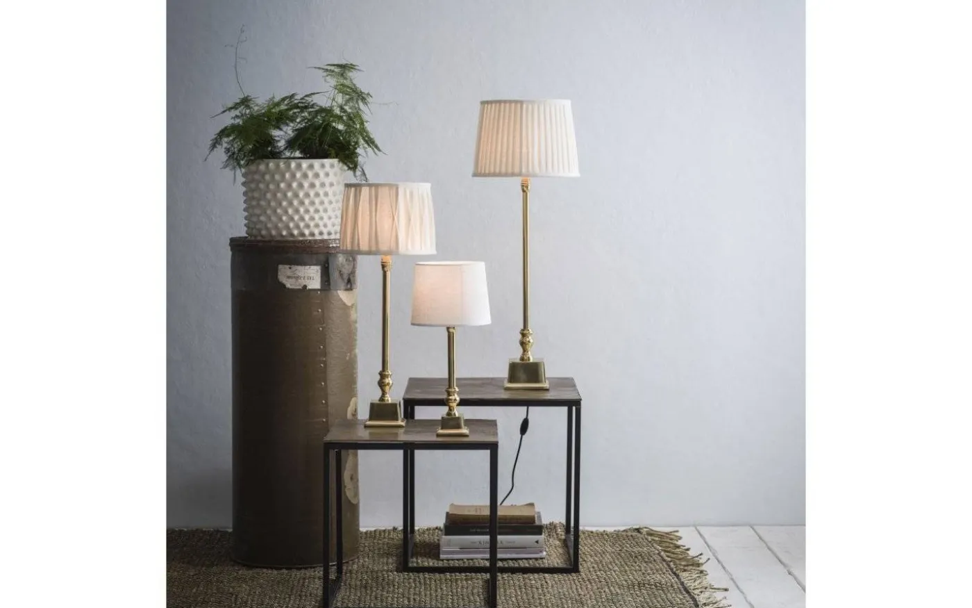 Linné Lampfot 50cm Guld